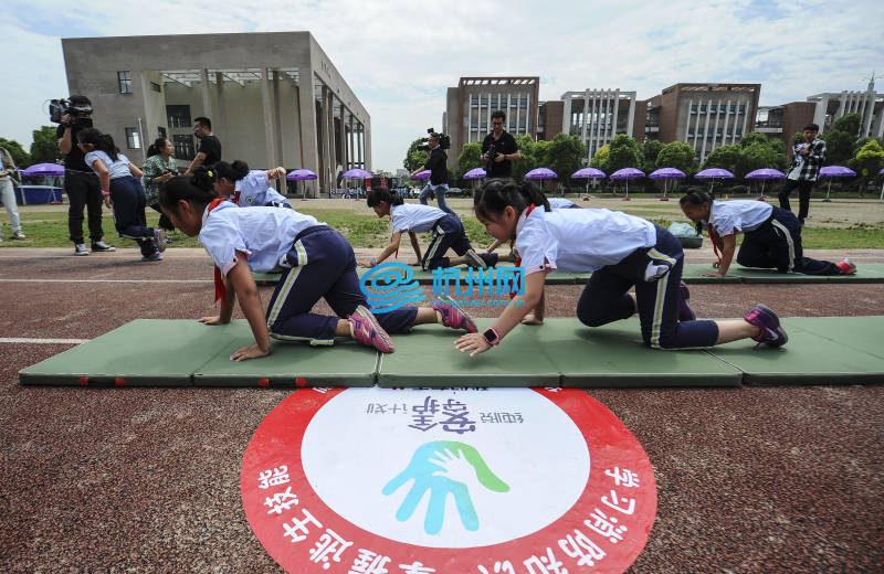 全国首创“消防体育课”在杭州开课(09)