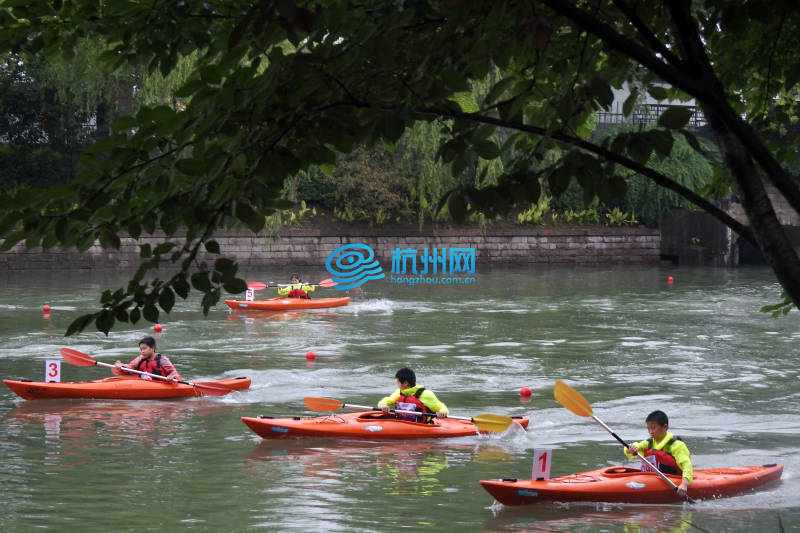 2018中国皮划艇巡回赛运河沿线城市杭州段水上运动嘉年华启动(08)