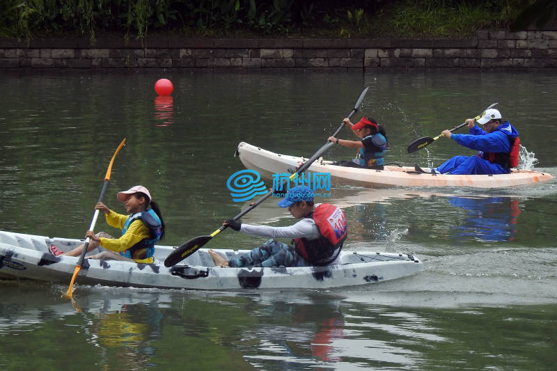 2018中国皮划艇巡回赛运河沿线城市杭州段水上运动嘉年华启动(07)