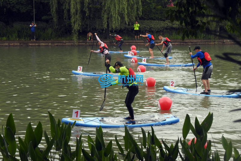2018中国皮划艇巡回赛运河沿线城市杭州段水上运动嘉年华启动(10)