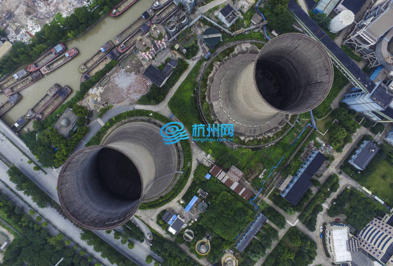 杭州城北的五座“大烟囱”要说再见了 半山电厂冷却塔即将“变身”(09)