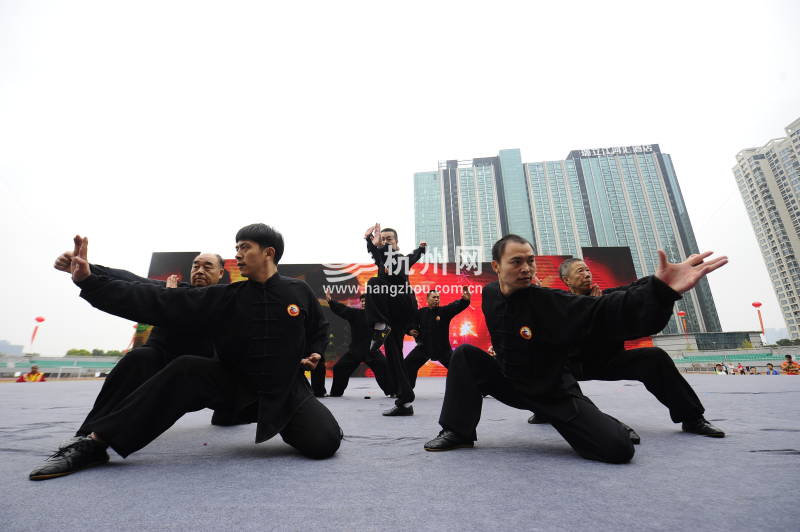 杭州市首届非物质文化遗产传统体育大会开幕(11)