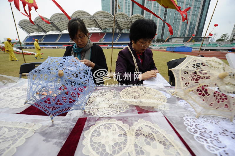 杭州市首届非物质文化遗产传统体育大会开幕(03)