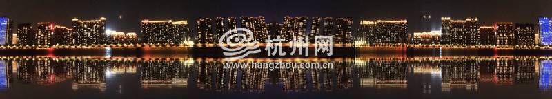 钱塘江的夜景、雨景、休闲的市民(24)