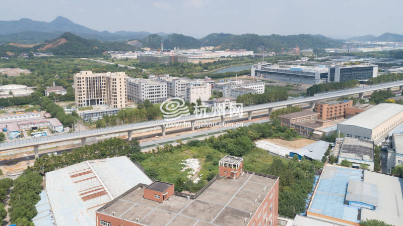 杭州地铁16号线  高架“长龙”蜿蜒前行(15)