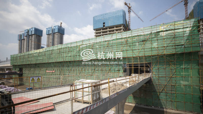 杭州地铁16号线  高架“长龙”蜿蜒前行(09)