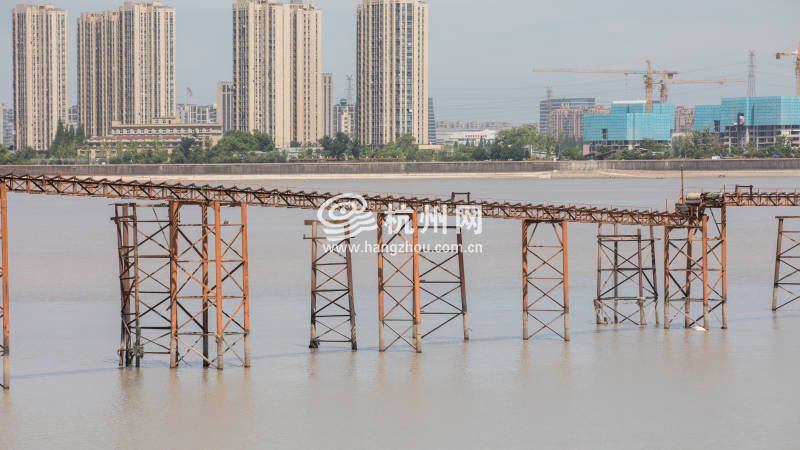 钱塘江流域杭州城区最后一个货运码头拆除(02)