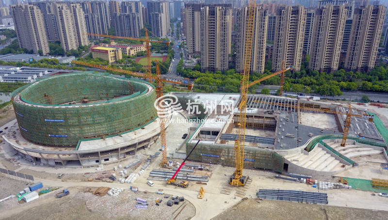 杭州主城区唯一的新建亚运场馆初具雏形 预计明年3月交付(04)