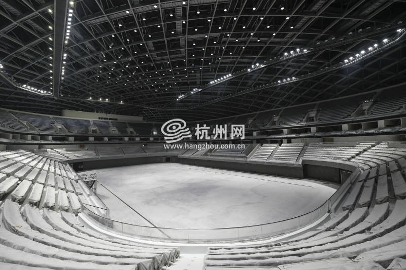 奥体中心竣工在即 杭网记者探秘杭州亚运三馆(11)